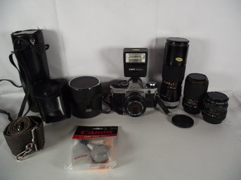 Vintage Canon AE-1 Camera Lot