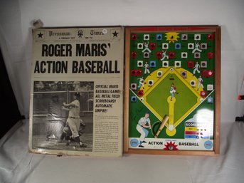 Vintage Roger Maris Action Baseball Game