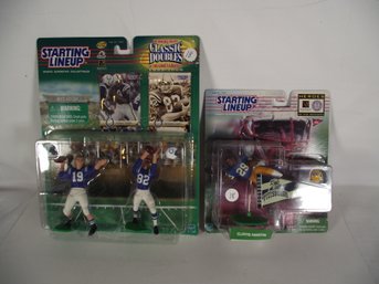 Starting Line Up Action Figures  Curis Martin & Johnny Unitas, Raymond Berry