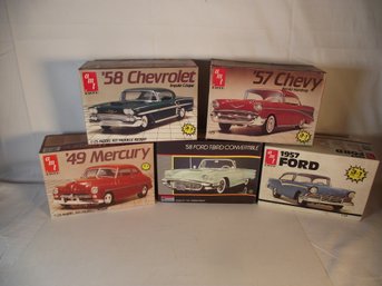 Five Vintage AMT & Monogram Model Kits