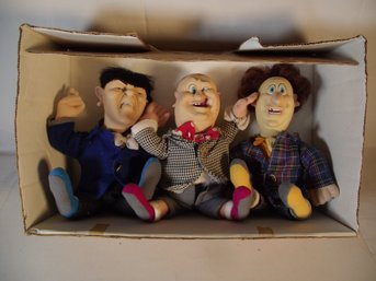 Vintage Three Stooges Character Plushes