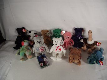 Lot Of 12 Vintage TY Beany Babies