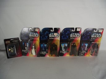 Vintage 1990's Star Wars Action Figures & One Eraser Figure