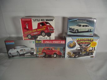 Car Model Kits, Sealed 5 Piece Lot