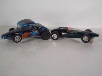 Lot Of Two (2) Vintage 1:24 Scale Slot Cars