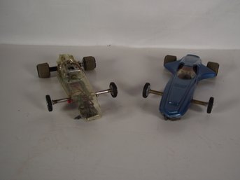 Lot Of Two (2) Vintage 1:24 Scale Slot Cars