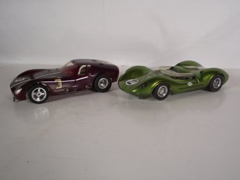 Lot Of Two (2) Vintage 1:24 Scale Slot Cars