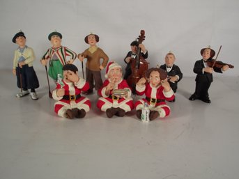 Lot Of Nine (9) Three Stooges Ornaments