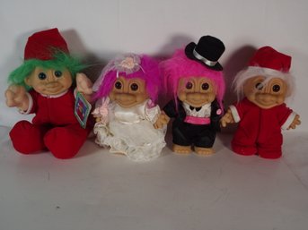 Lot Of Larger Sized Troll Dolls