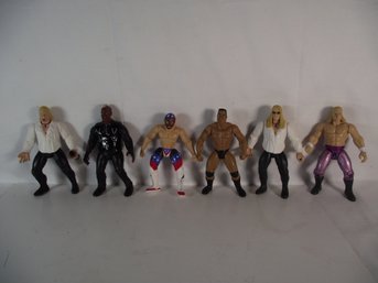 Lot Of Six (6) Vintage WWE Loose Action Figures