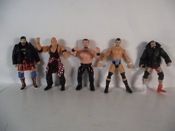 Lot Of Five (5) Vintage WCW Wrestling Loose Action Figures