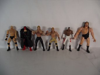 Lot Of Six (6) WCW Wrestling Loose Action Figures