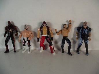 Lot Of Five (5) WCW Wrestling Loose Action Figures