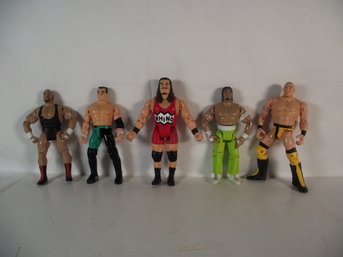 Lot Of Five (5) ECW Wrestling Loose Action Figures