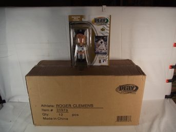 Case Of Twelve (12) Roger Clemens Bobble Heads All MOC