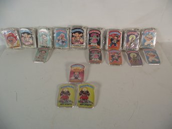 Lot Of Seventeen (17) 1986 Topps Garbage Pail Kids Collector Pins