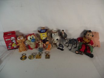 Lot Of Fifteen (15) Vintage Character Toys