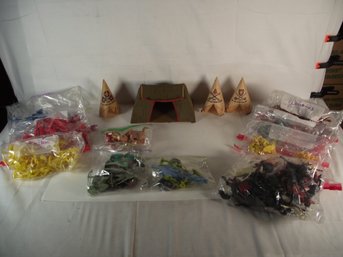 Large Lot Of Plastic Figures