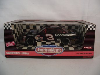 Dale Earnhardt Goodwrench #3 Diecast 1:18 Scale American Muscle Lumina NIB