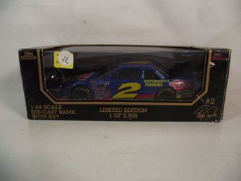 Ricky Craven Dupont #2 Racing Champions 1:24 Scale Diecast Bank With Key NIB