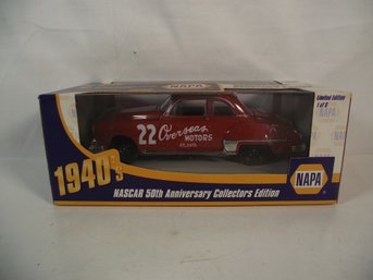 Red Byron #22 Overseas Motors Atlanta 1:24 Scale Action Diecast Race Car NIB