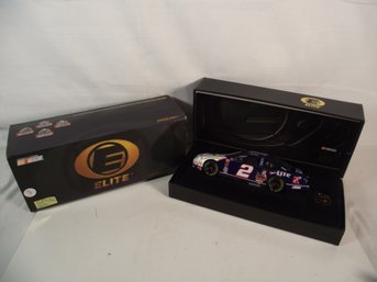 Rusty Wallace Miller Lite #2 Nascar Elite 1:24 Scale Diecast Race Car In Box