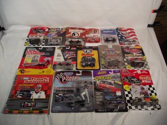 Lot Of Fifteen (15) Diecast Cars/Figure Mint On Cards