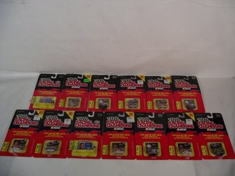 Lot Of Thirteen (13) Racing Champions 1:144 Scale Die Cast Cars On Cards