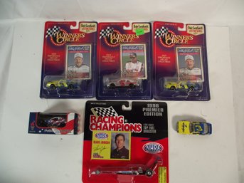 Lot Of Five (5) Dale Earnhardt Diecast Cars With Bonus