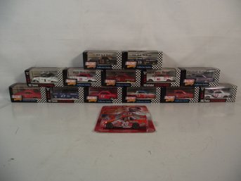 Lot Of Thirteen (13) 1:64 Scale Diecast Old Time Race Cars NIB Plus The Stewart Bonus