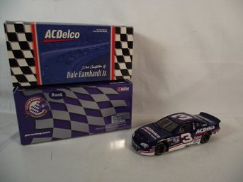 Dale Earnhardt Jr. AC Delco #3 Diecast Car Bank NIB