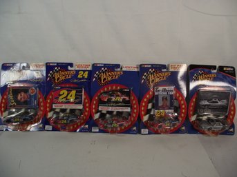 Vintage Winners Circle Jeff Gordon #24 5 Piece Lot On Cards