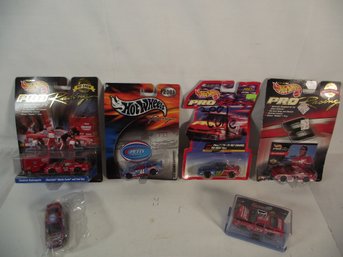 Vintage 6 Piece Hotwheels And Other Diecast On Cards