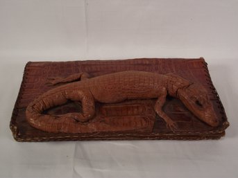 Vintage Alligator/caiman Purse Handbag From Cuba