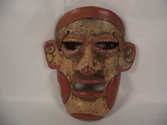 Vintage Mexican Clay Mask