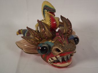 Elaborate Plaster/pottery Dragon Or Fish