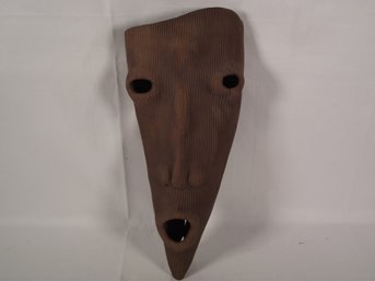 Chris London Signed Pottery Mask - Connecticut