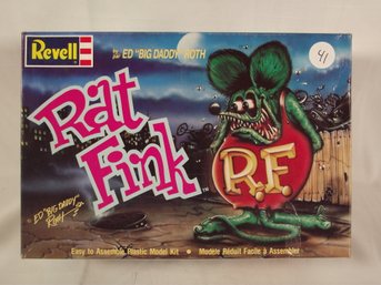 Vintage Revell Ed 'big Daddy' Roth Rat Fink Model Kit In Box