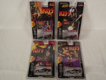 Lot Of Four (4) KISS Johnny Lightning Cars MOC