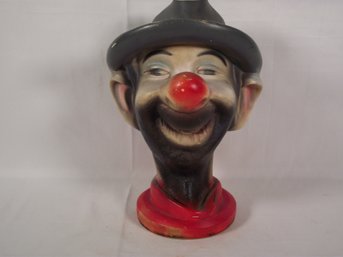 Vintage NY Vinyl PC Clown/hobo Head