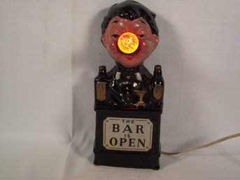 Bar Is Open Drunk Bartender Light