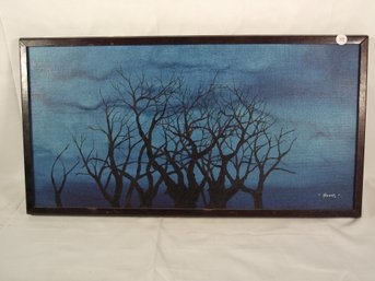 Painting Of A Creepy Tree By Struzik