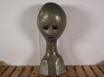 Vintage Andre Minaux Alien Head Sculpture - MCM