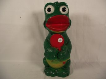 1971 Dinosaur/frog With Lollipop Plastic Bank