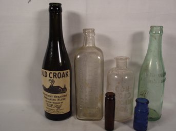 Old Bottle Lot - Including Old Croak