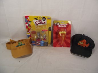 Lot Of Four (4) Simpsons Items