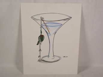 Martini Artwork Signed Lore