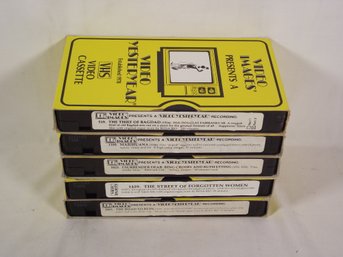 Lot Of Five (5) VHS Videos From Video Images