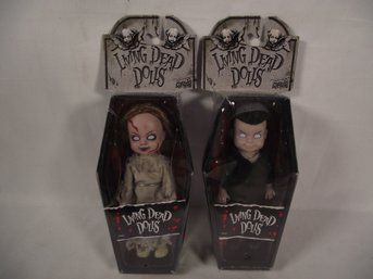 Two Vintage Living Dead Doll Minis