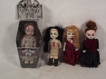 Lot Of Four (4) Living Dead Doll Minis